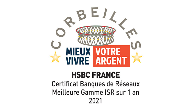 Logo Le Particulier© Les Victoires de l'Assurance-vie award won by HSBC France on 2022.